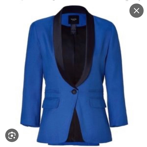 Smythe Blue Tuxedo Blazer - Picture 5 of 8